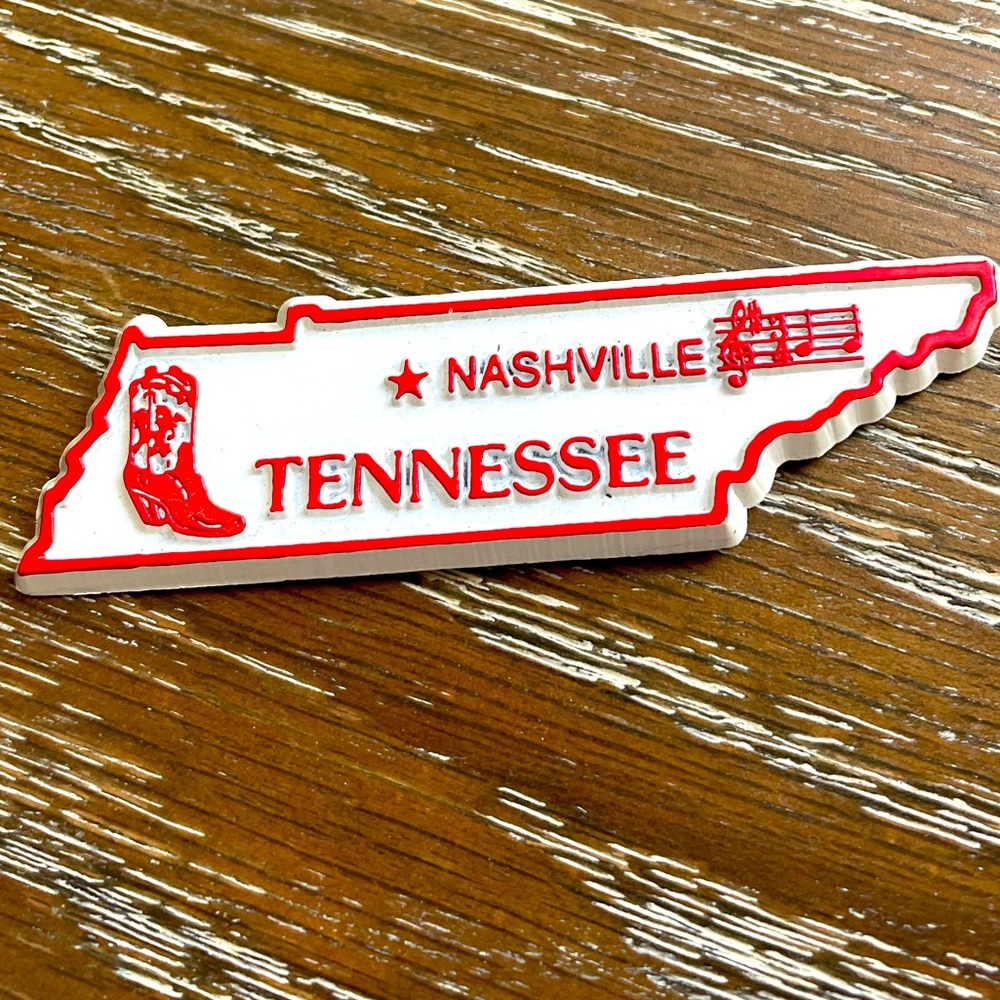 Vintage Rare Nashville Tennessee Magnet